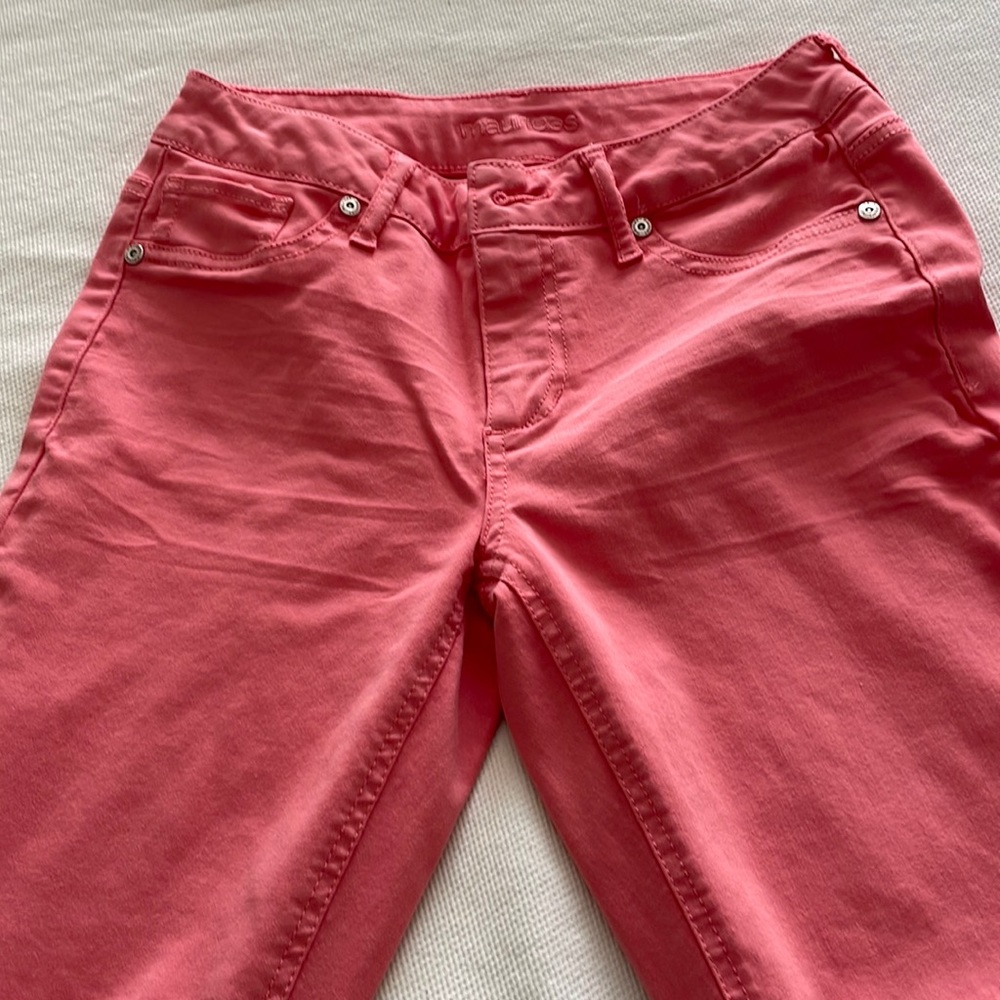 Maurices coral skinny pant